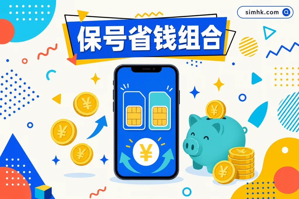 保号套餐加流量卡省钱组合封面,双卡与省钱